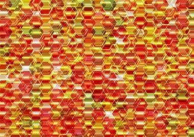 Altıgen renkli arka plan.