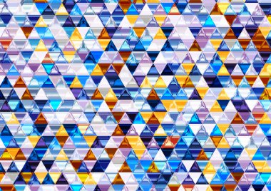 Parlak üçgen arka plan.