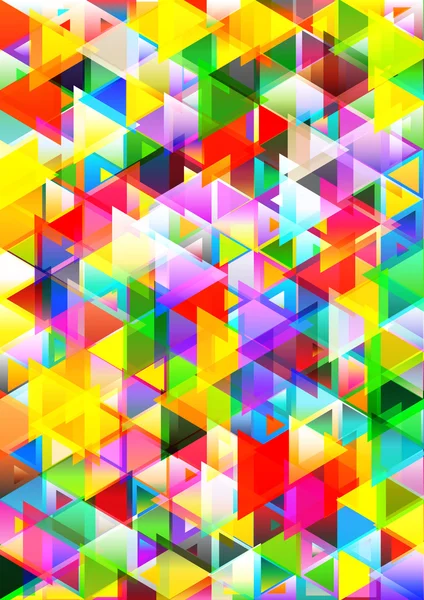 Colorful Triangular Background. — Stock Photo, Image