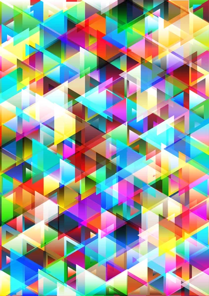Färgglada trekantiga bakgrund. — Stockfoto