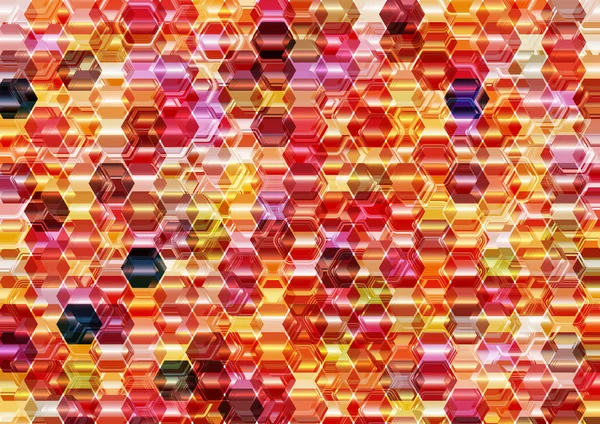 Colorful Hexagonal Background. — Stock Photo, Image