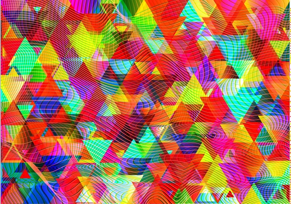 Fondo triangular colorido . —  Fotos de Stock