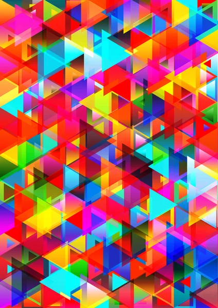 Fondo triangular colorido . — Foto de Stock