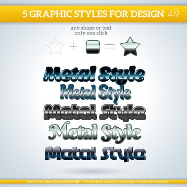 Metalik grafik stilleri