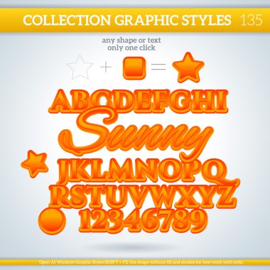 Güneşli grafik stilleri