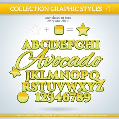 Avokado grafik stilleri