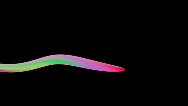 Luce striatura arcobaleno — Video Stock