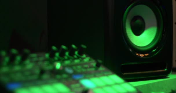 DJ Monitor casella Bouncing Bass — Video Stock