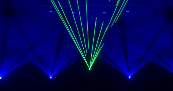 Konzert-Lasershow — Stockvideo