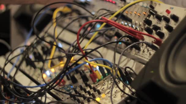 Système audio modulaire analogique en studio d'enregistrement 