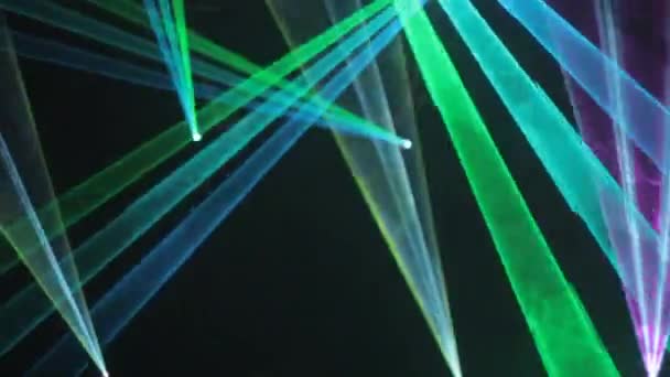 Etapie światła laserowego — Wideo stockowe