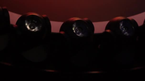 Ліхтарі сцену лазерна — стокове відео