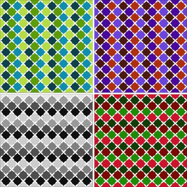 Edikula şeklinde renkli doku soyut, vektör