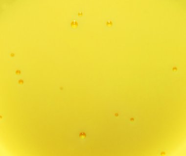 Sarı doku bal kabarcıkları ile. Sarı su kabarcıkları ile. Portre