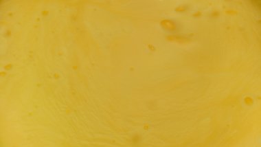 Parlak sarı, kalın, doku jel kabarcıkları ile. Portre