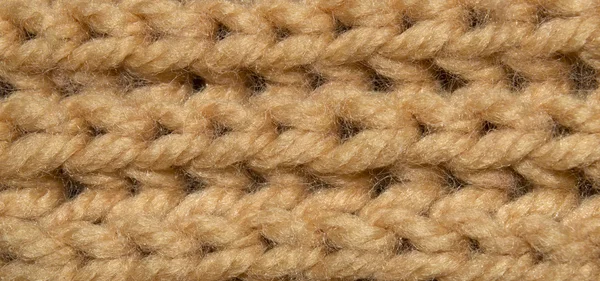 Žluté textilie textura s sešité háky. Textilie textura pozadí. Closeup — Stock fotografie