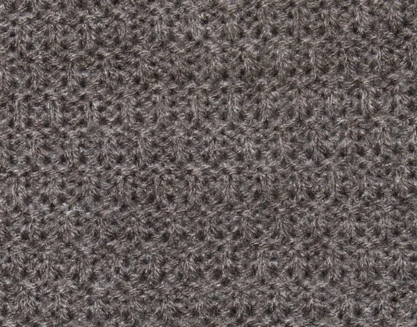 Brun textur Ulltyg med fibrer och hår. Närbild — Stockfoto