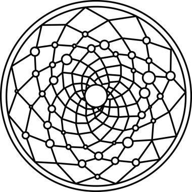 Siyah ve beyaz doku-rüya yakalayıcı