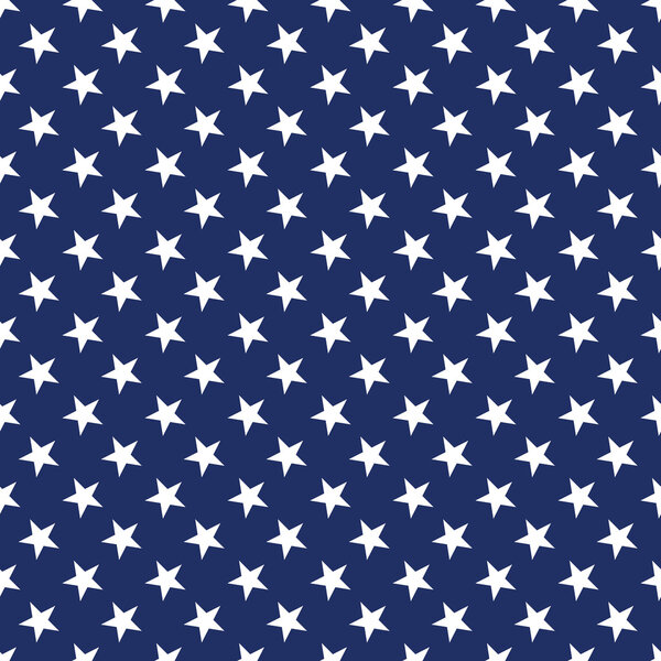 Seamless stars pattern