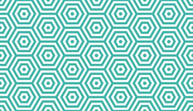 Sorunsuz nane ve beyaz op sanat altıgen yanılsama tasarlamak vektör