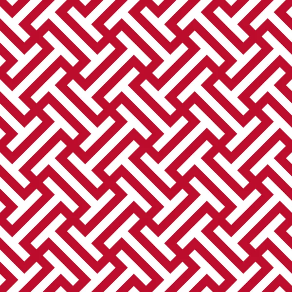 无缝的企业红色和白色种族的欧普艺术部落模式矢量 — 图库矢量图片