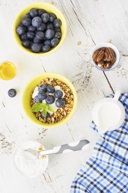 Ev gevrek altın granola pul ve fındık karışımı