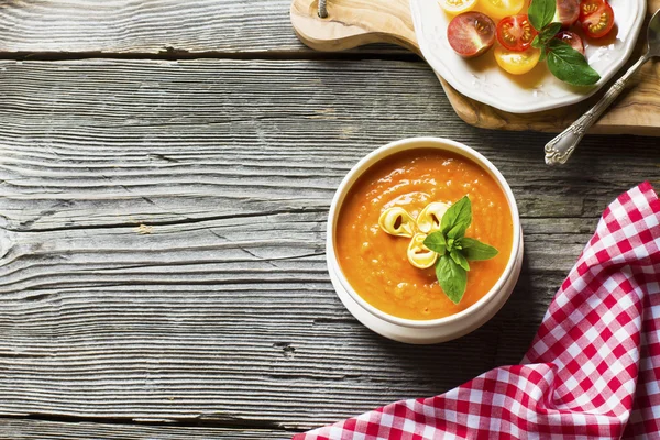 Пюре из томатного супа — стоковое фото