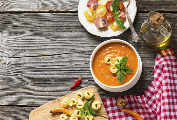 Пюре из томатного супа — стоковое фото