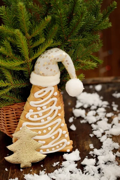 Biscuits d'arbre de Noël — Photo