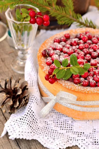 Gâteau aux canneberges — Photo