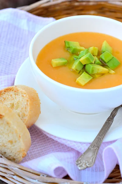 Carrot soup — Stock Photo, Image