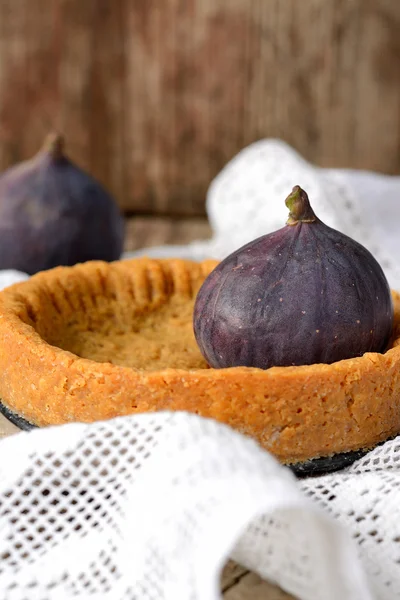 Tarte ou tarte aux figues et miel — Photo