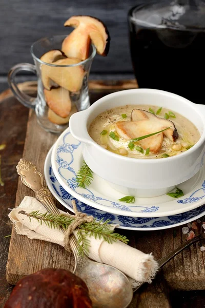 Autumn mushroom soup — Stock Image Autumn mushroom soup Stock Photo
