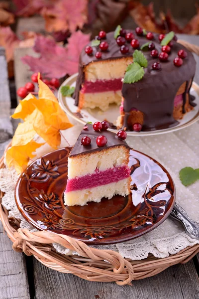 Torta al mirtillo — Foto Stock
