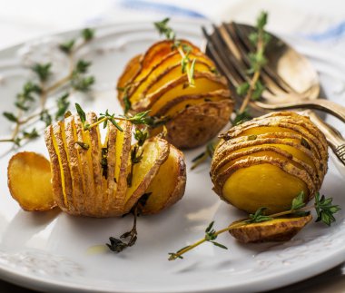 akordeon fırında patates