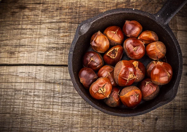 Castanhas assadas — Fotografia de Stock