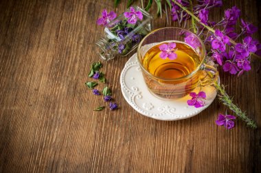 blooming Sally, collected and dried brewing herbal tea useful scattered 