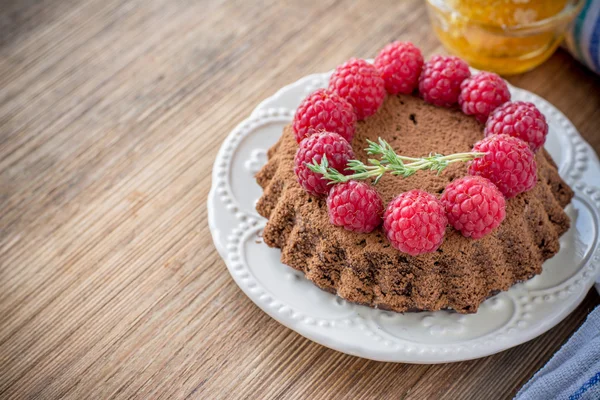 Liten chokladkaka — Stockfoto