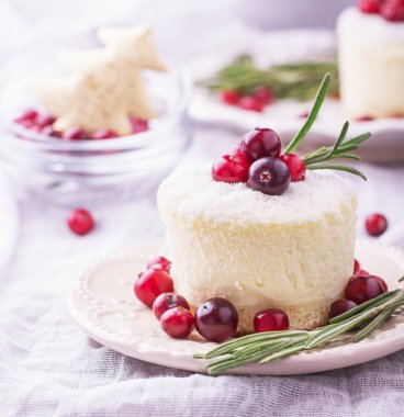 Cranberries ile mini cheesecake