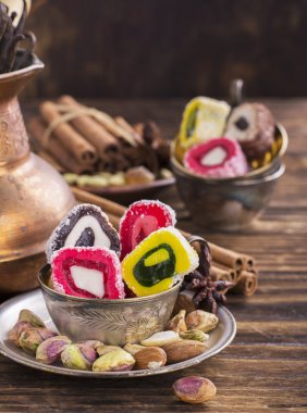 Türk lokumu arka plan