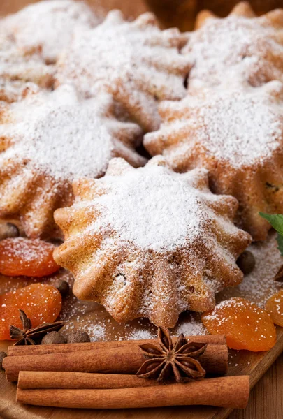 Muffins with spices — Stock Photo, Image