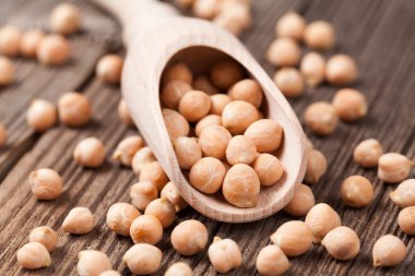 Sağlıklı vegan beslenme süper gıda woo organik çiğ nohut