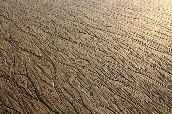 砂に水模様 — ストック写真