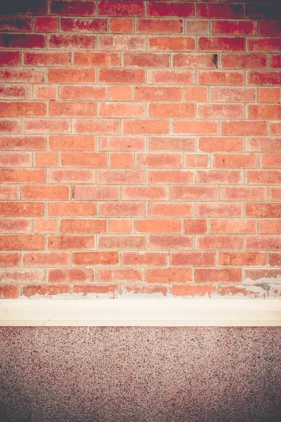 Bakstenen muur van huis — Stockfoto