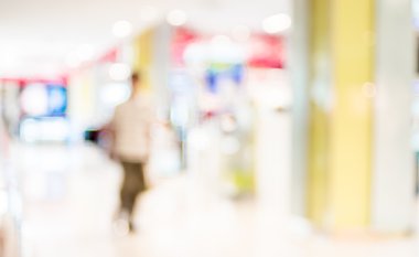 Arka plan bulanık, mağaza bokeh ışık ile arka plan bulanıklık