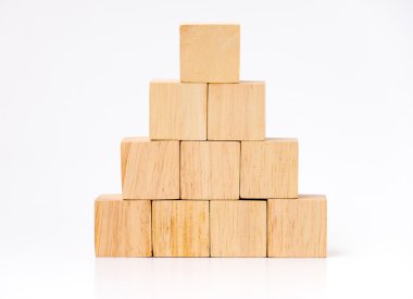 ahşap küpleri yakın çekim