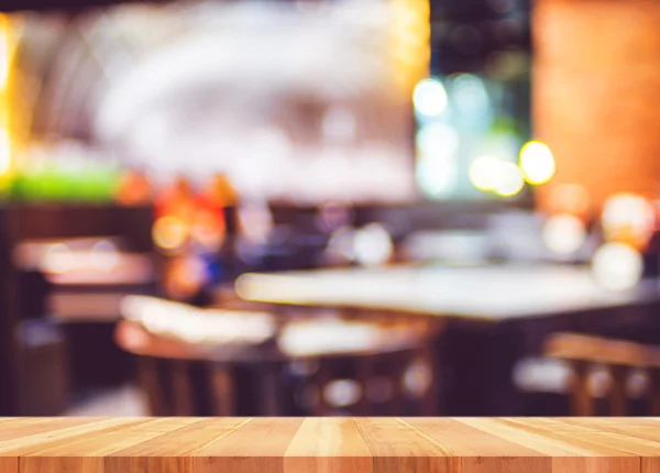 Empty wooden plank  table — Stock Photo, Image