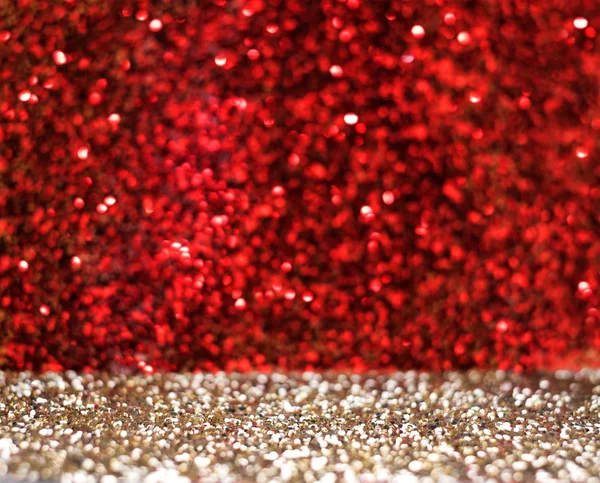 Red and gold glitter texture background — Stock Photo, Image