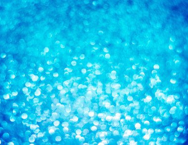 Soyut mavi bokeh arkaplanı