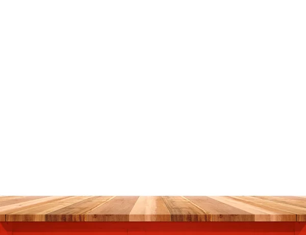 Empty plank wood table top — Stock Photo, Image